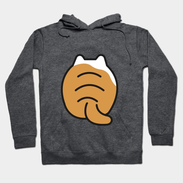 The cat turned its back Hoodie by FirstBaby